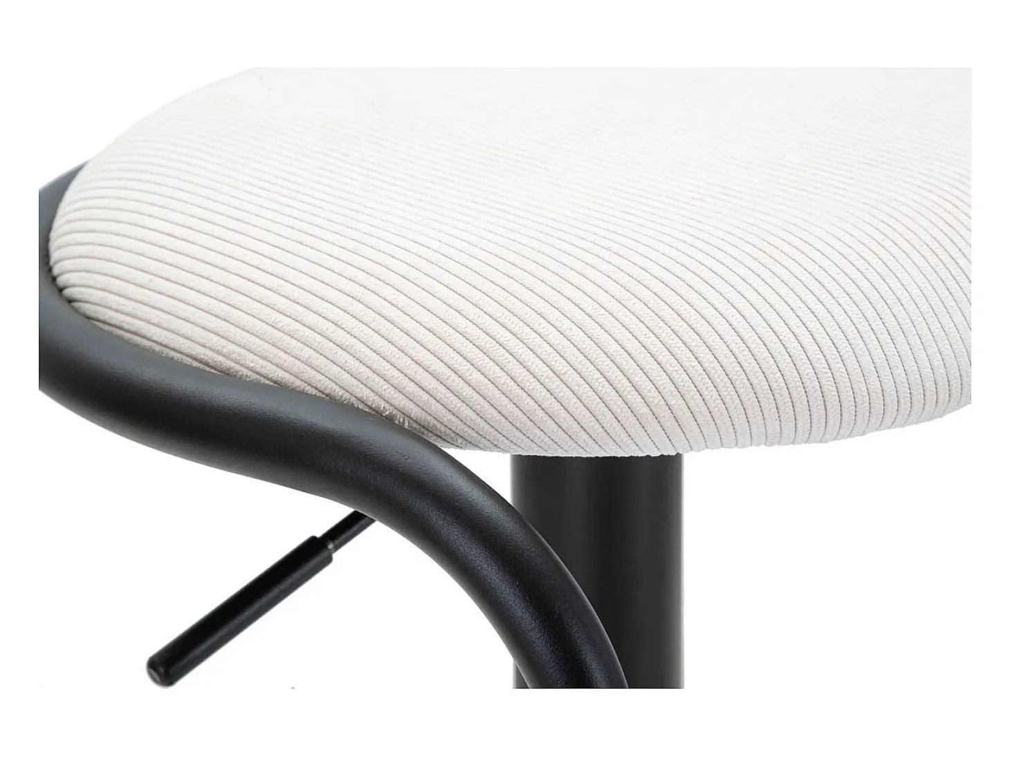 Taburete Alto VKH448, Blanco, 41x41x61 cm, Kendra Home