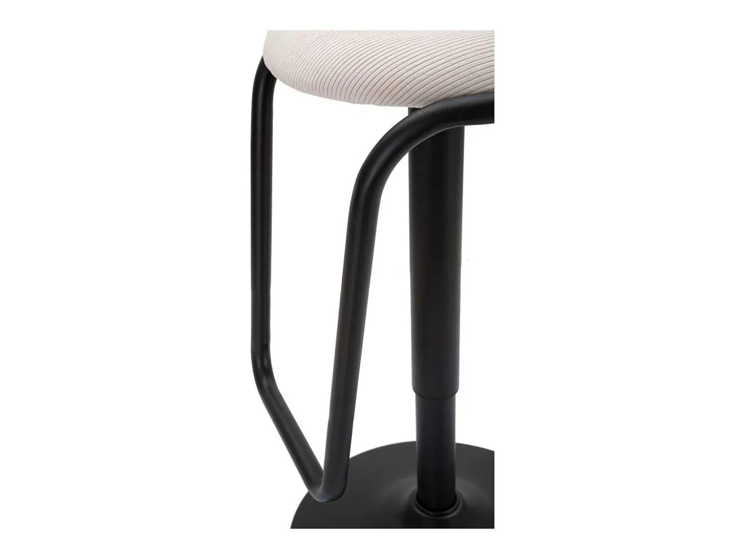 Taburete Alto VKH448, Blanco, 41x41x61 cm, Kendra Home