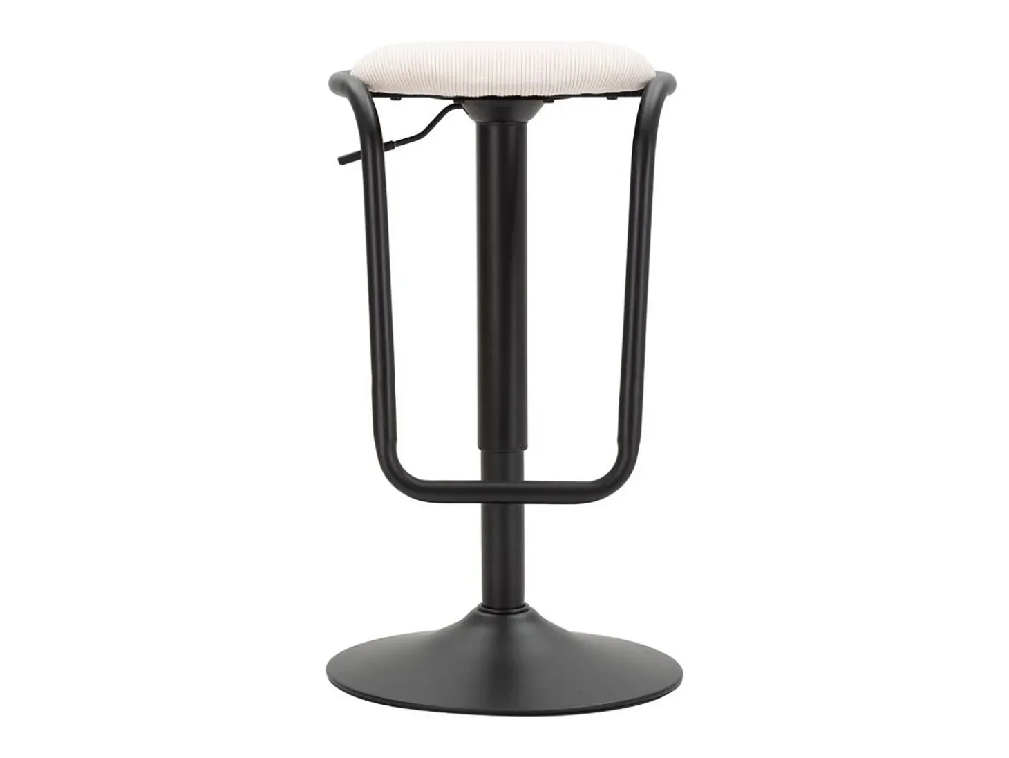 Taburete Alto VKH448, Blanco, 41x41x61 cm, Kendra Home