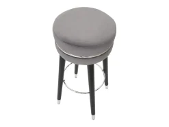 Taburete Alto VKH436, Gris, 35x35x74 cm, Kendra Home