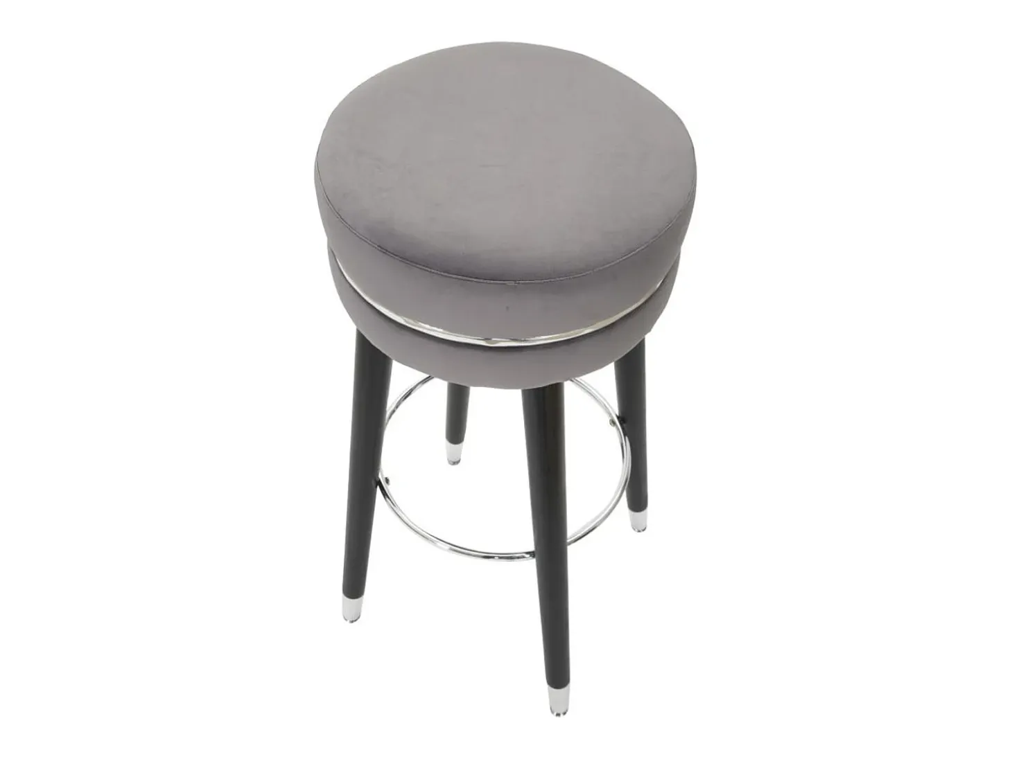 Taburete Alto VKH436, Gris, 35x35x74 cm, Kendra Home