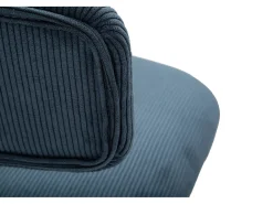 Taburete de bar azul marino claro, 41 x 47,5 x 85-106,5 cm (asiento: 61-83 cm)