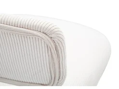 Taburete de bar blanco claro, 41 x 47,5 x 85-106,5 cm (asiento: 61-83 cm)