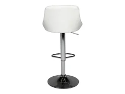 Taburete de bar blanco JASPER