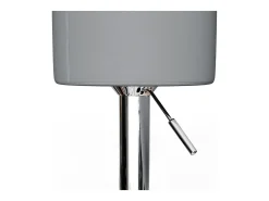Taburete de bar conjunto de 2 gris 33x33x92