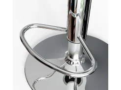 Taburete de bar conjunto de 2 gris 33x33x92