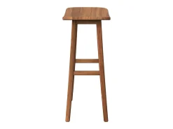 Taburete de bar de madera de teca 77 cm - Vittoria