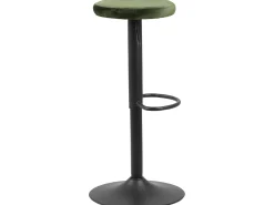 Taburete de bar Finurly verde.