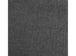 Taburete de bar giratorio de tela gris oscuro