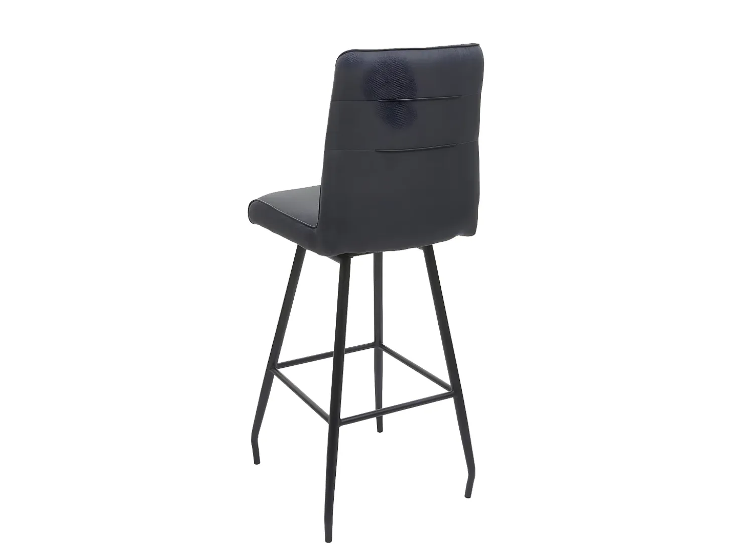 Taburete de bar giratorio MCW-H72, gris oscuro
