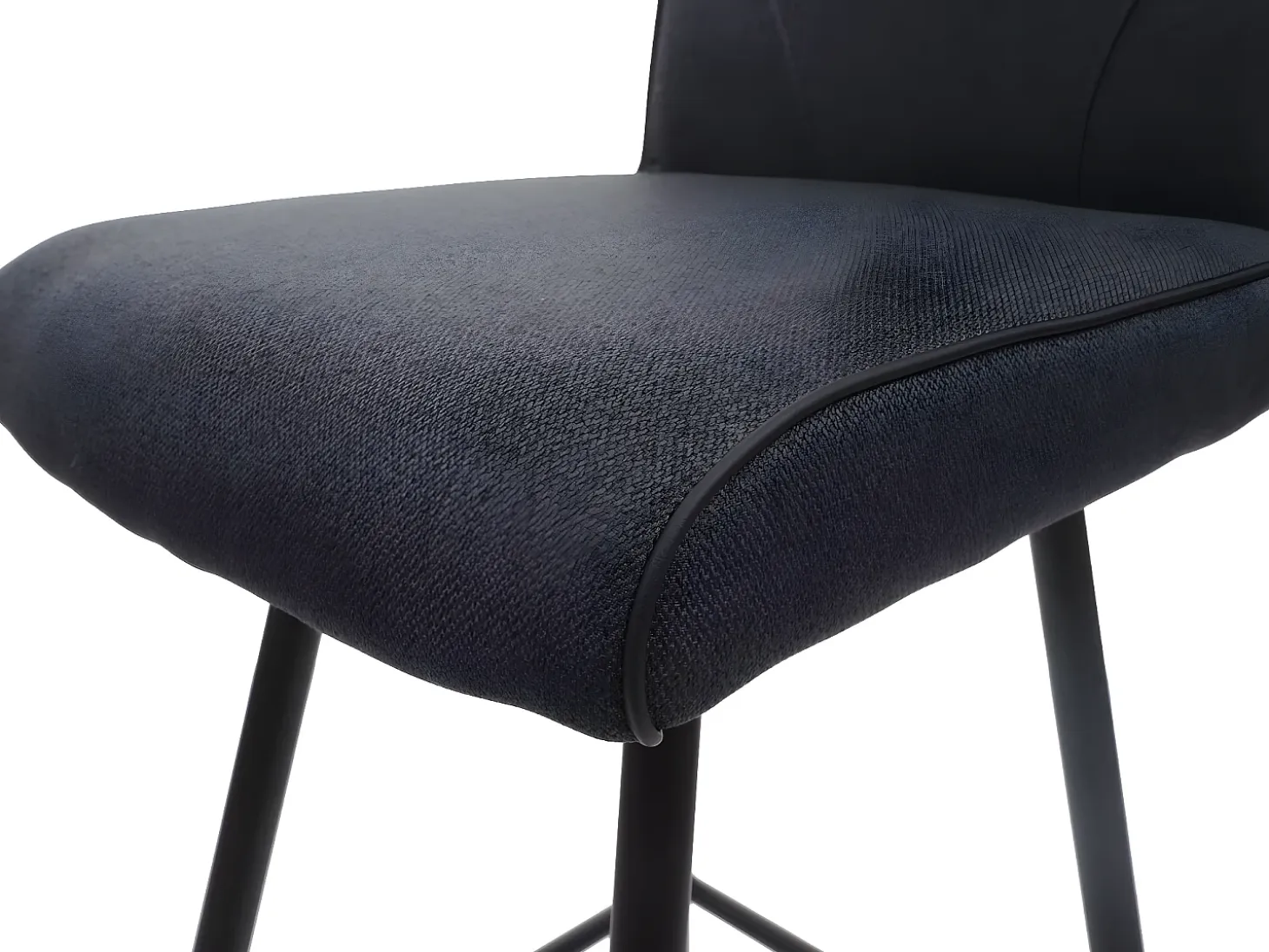 Taburete de bar giratorio MCW-H72, gris oscuro