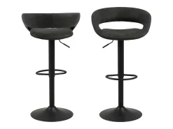 Taburete de bar Gramma gris.