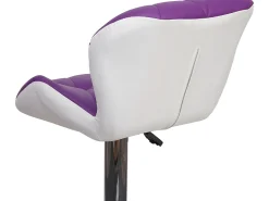 Taburete de bar MCW-A92, púrpura