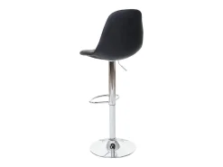 Taburete de bar MCW-A67 (set de 2), negro, polipiel