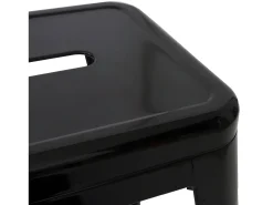 Taburete de bar MCW-A73 (set de 2), negro