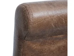 Taburete de bar MCW-C33, imitación de ante, patas claras, tela/tejido