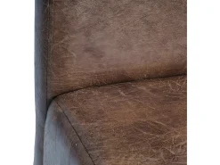 Taburete de bar MCW-C33, imitación de ante, patas oscuras, tela/textil