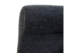 Taburete de bar MCW-C33 (juego de 2), gris oscuro, patas claras, tela/textil