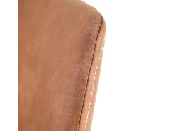 Taburete de bar MCW-D70 (juego de 2), vintage imitación ante