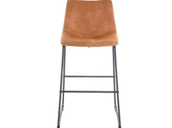 Taburete de bar MCW-D70 (juego de 2), vintage imitación ante