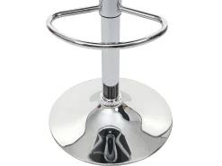 Taburete de bar MCW-F16, gris-negro