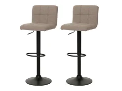 Taburete de bar MCW-G87 (juego de 2), topo