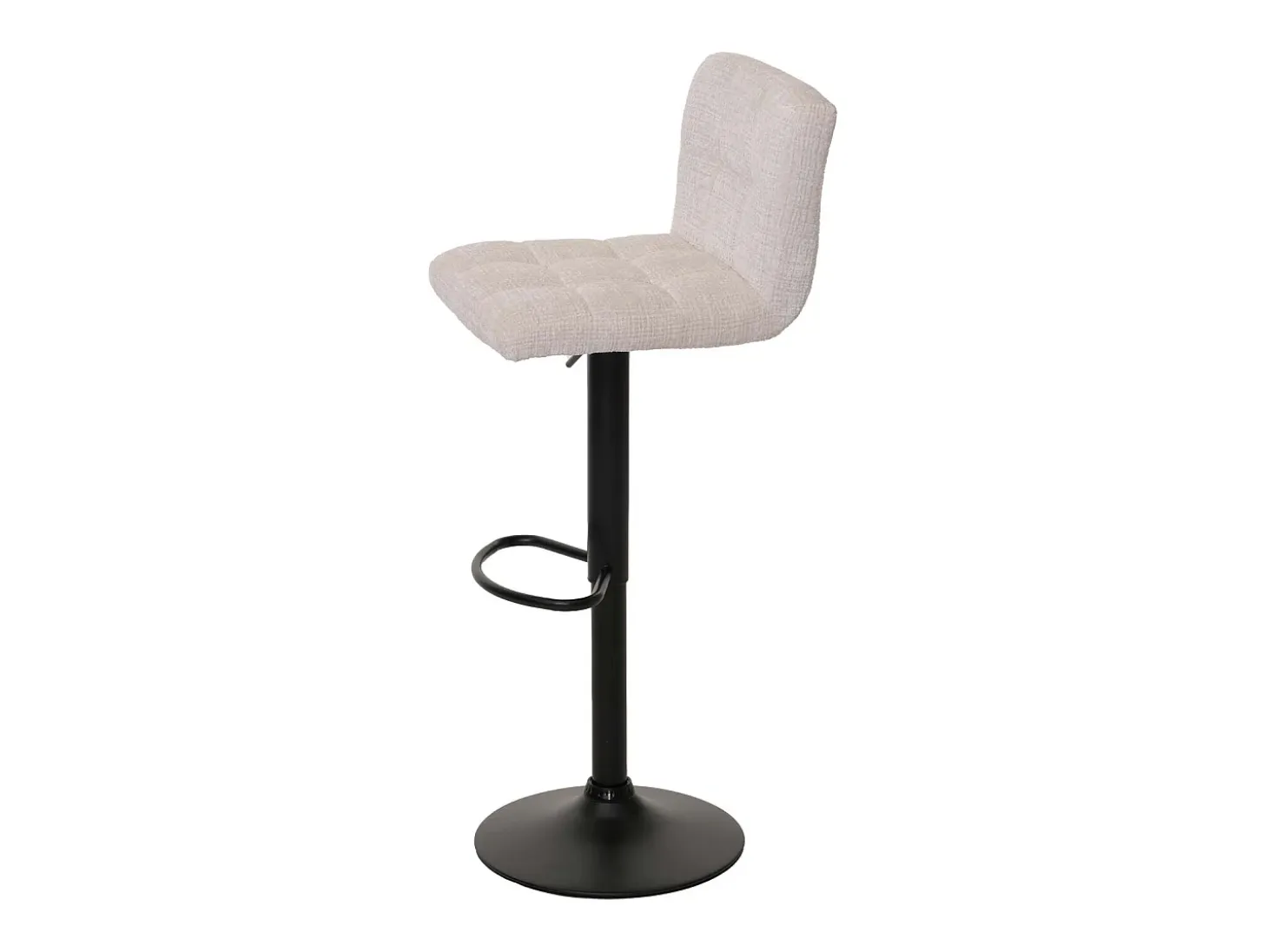 Taburete de bar MCW-G87 (juego de 2), crema-beige