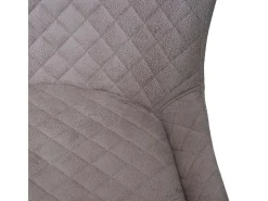 Taburete de bar MCW-H79, tela/textil gris