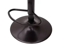 Taburete de bar MCW-H10b (juego de 2), vintage negro-crema