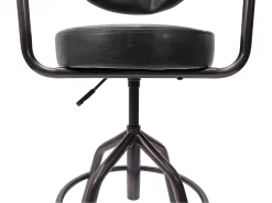 Taburete de bar MCW-H10f, gris vintage