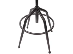 Taburete de bar MCW-H10f, vintage marrón