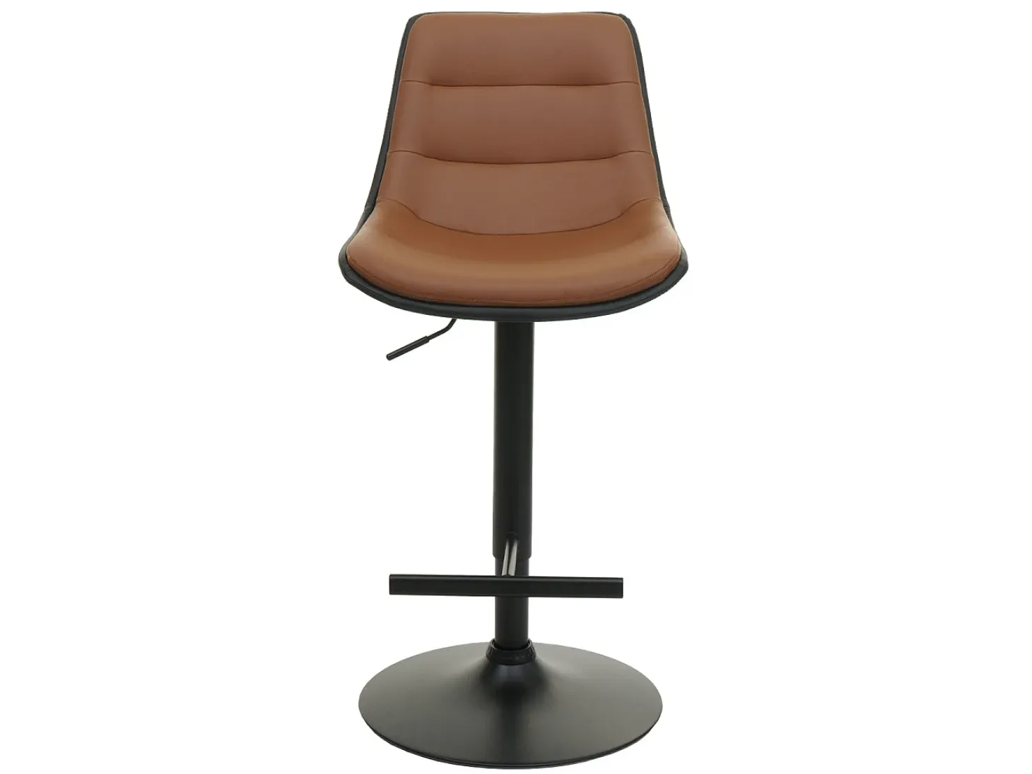 Taburete de bar MCW-L85 (juego de 2), marrón