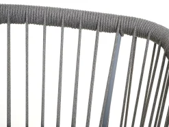 Taburete de bar MCW-O22 (juego de 2), gris claro, cojín gris claro