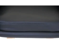 Taburete de bar Vaasa T381 (set de 2), polipiel, negro