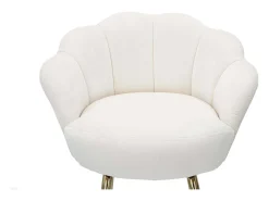 Taburete de bar Vienna color crema 55 x 53 x 110 cm