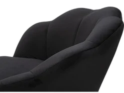 Taburete de bar Vienna negro 55 x 53 x 110 cm