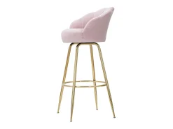 Taburete de bar Vienna rosa 55 x 53 x 110 cm