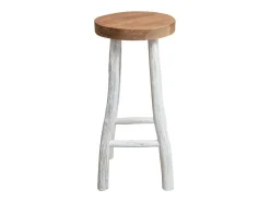 Taburete de cocina de madera de teca