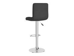 Taburete de cocina de tela negro