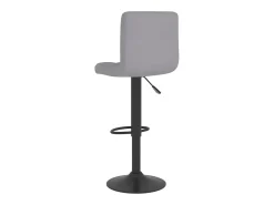 Taburete de cocina de tela gris claro ES46527