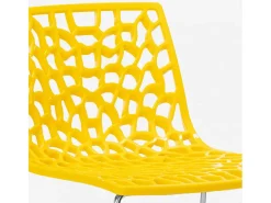 Taburete de Cocina Grand Soleil 74cm Design Spider Slitta - Amarillo