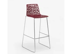 Taburete de Cocina Grand Soleil 74cm Design Spider Slitta - Bordeaux