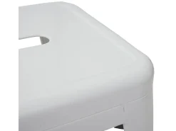 Taburete de metal MCW-A73 (juego de 6), blanco