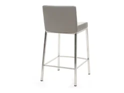Taburete diseño 66cm gris lote de 2 EPSILON