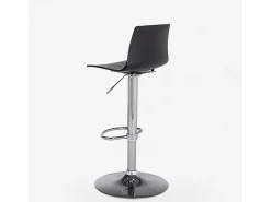 Taburete diseño mate altura regulable cocina bar Grand Soleil Imola Matt - Negro