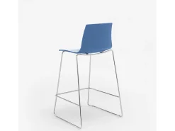 Taburete Para Bar y Cocina 64 cm Grand Soleil Mini Imola De Diseño - Azul Marino