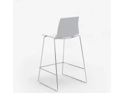 Taburete Para Bar y Cocina 64 cm Grand Soleil Mini Imola De Diseño - Gris