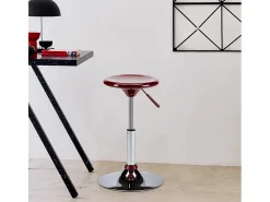 Taburete pequeño para niños de diseño, altura ajustable Seattle - Rojo