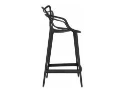 Taburete premium Beliano - Interior y exterior-Color Negro-Altura del asiento