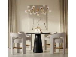 Taburete 61x89x57 cm beige Leith LET71HN